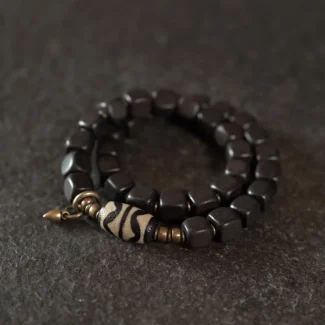 Black Ebony Wood Bracelet