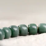 Bodhi Root Bracelet | Vintage Brass & Jade Bead | Spiritual Unisex Gift 2 - Buddha Bodhis Bodhi Root Bracelet