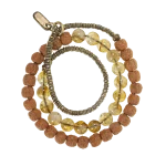 Citrine & Bodhi Seed Multi-Layer Bracelet | Prosperity & Grounding 4 - Buddha Bodhis Citrine & Bodhi Seed Multi-Layer Bracelet