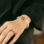 Clear Quartz Bracelet | Healing Energy & Vintage Brass 4 - Buddha Bodhis Clear Quartz Bracelet Healing Energy & Vintage Brass