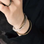 Clear Quartz Coil Bracelet | Industrial Wrap Jewelry 1 - Buddha Bodhis Clear Quartz Coil Bracelet Industrial Wrap Jewelry