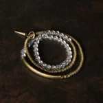 Clear Quartz Coil Bracelet | Industrial Wrap Jewelry 2 - Buddha Bodhis Clear Quartz Coil Bracelet Industrial Wrap Jewelry