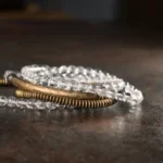 Clear Quartz Convertible Necklace | The Spiral of Light 4 - Buddha Bodhis Clear Quartz Convertible Necklace The Spiral of Light