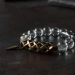 Clear Quartz Spike Bracelet | Protection & Clarity 2 - Buddha Bodhis Clear Quartz Spike Bracelet Protection & Clarity
