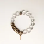 Clear Quartz Spike Bracelet | Protection & Clarity 4 - Buddha Bodhis Clear Quartz Spike Bracelet Protection & Clarity