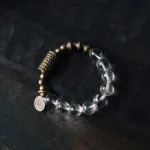 Clear Quartz Spiral Bracelet | Vintage Spiritual Jewelry - Buddha Bodhis Clear Quartz Spiral Bracelet Vintage Spiritual Jewelry