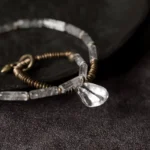 Clear Quartz Wrap Bracelet | Industrial Crystal Jewelry 2 - Buddha Bodhis Clear Quartz Wrap Bracelet Industrial Crystal Jewelry