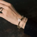 Clear Quartz Wrap Bracelet | Industrial Crystal Jewelry 1 - Buddha Bodhis Clear Quartz Wrap Bracelet Industrial Crystal Jewelry