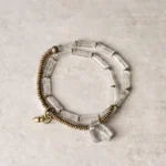 Clear Quartz Wrap Bracelet | Industrial Crystal Jewelry 4 - Buddha Bodhis Clear Quartz Wrap Bracelet Industrial Crystal Jewelry