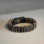 Handcrafted Leather Bracelet | Vintage Brass Cuff | Authentic Style 3 - Buddha Bodhis Handcrafted Leather Bracelet