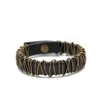 Handcrafted Leather Bracelet | Vintage Brass Cuff | Authentic Style 9 - Buddha Bodhis Handcrafted Leather Bracelet | Vintage Brass Cuff | Authentic Style 8 - Buddha Bodhis