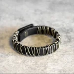 Handcrafted Leather Bracelet | Vintage Brass Cuff | Authentic Style 7 - Buddha Bodhis Handcrafted Leather Bracelet | Vintage Brass Cuff | Authentic Style 6 - Buddha Bodhis