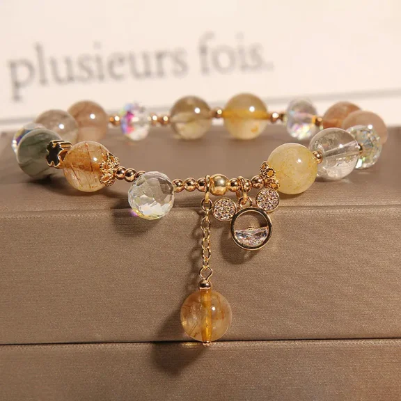 How to Understand the Meaning and Wearing Rules of Golden Rutilated Quartz - Buddha Bodhis How to Understand the Meaning and Wearing Rules of Golden Rutilated Quartz