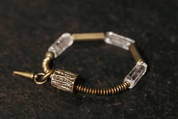 Industrial Crystal Bracelet | Spiritual Mechanics Jewelry 5 - Buddha Bodhis Industrial Crystal Bracelet Spiritual Mechanics Jewelry