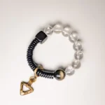 Obsidian and Quartz Arrowhead Bracelet | Balance & Light 4 - Buddha Bodhis Obsidian and Quartz Arrowhead Bracelet Balance & Light