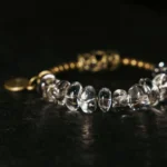 Polished Clear Quartz Bracelet | Spiral Charm Jewelry 4 - Buddha Bodhis Polished Clear Quartz Bracelet Spiral Charm Jewelry