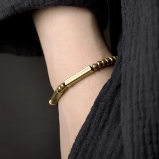 Pure Brass Zen Bracelet