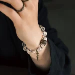 Radiant Clear Quartz Bracelet | Clarity & Vintage Brass 1 - Buddha Bodhis Radiant Clear Quartz Bracelet Clarity & Vintage Brass