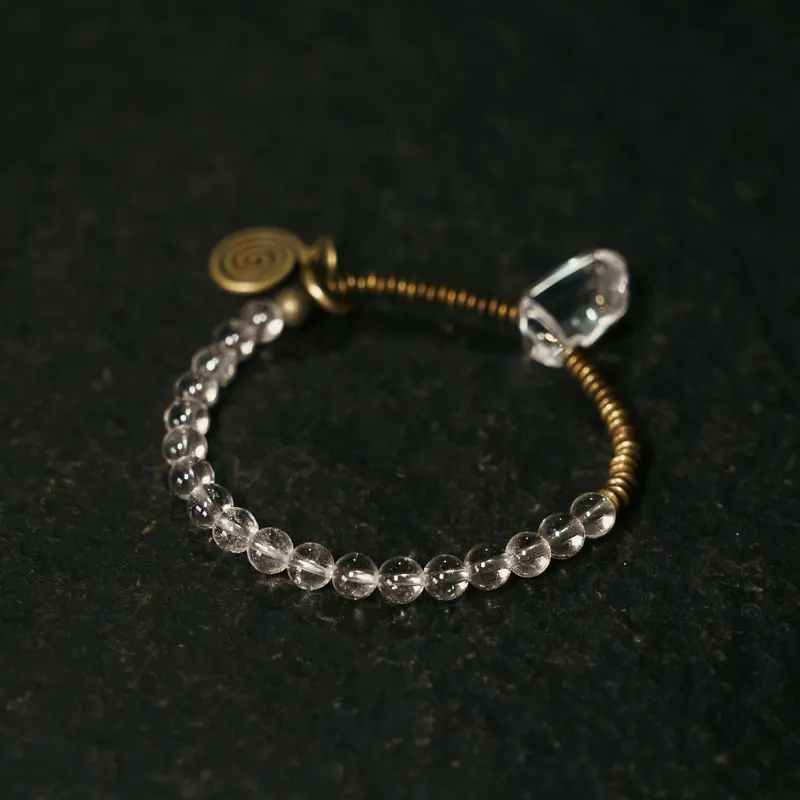 Raw Crystal Coil Bracelet Spiritual Journey Jewelry (3) Raw Crystal Coil Bracelet Spiritual Journey Jewelry