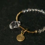 Raw Crystal Coil Bracelet | Spiritual Journey Jewelry 2 - Buddha Bodhis Raw Crystal Coil Bracelet Spiritual Journey Jewelry