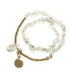 Raw Quartz Coil Bracelet | Spiritual Spiral Jewelry 4 - Buddha Bodhis Raw Quartz Coil Bracelet Spiritual Spiral Jewelry
