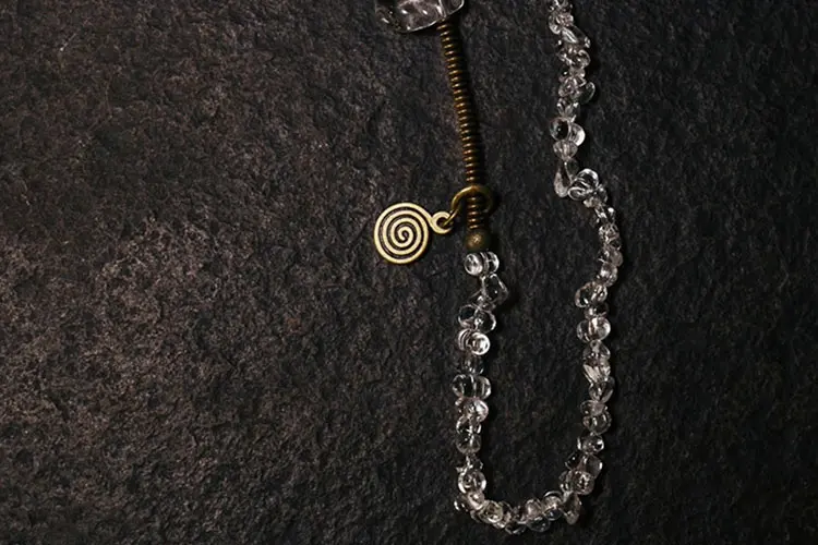 Raw Quartz Coil Bracelet | Spiritual Spiral Jewelry 6 - Buddha Bodhis Raw Quartz Coil Bracelet Spiritual Spiral Jewelry