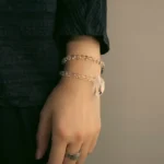 Raw Quartz Talisman Bracelet | Clarity Wrap Jewelry 1 - Buddha Bodhis Raw Quartz Talisman Bracelet Clarity Wrap Jewelry