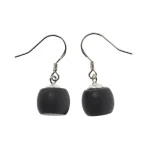 Serene Ebony Wood Earrings | Essence of Zen 4 - Buddha Bodhis Ebony Wood Earrings