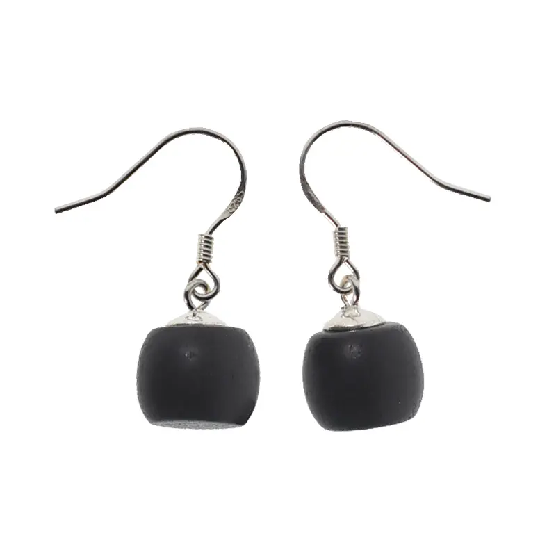 Serene Ebony Wood Earrings (5) Ebony Wood Earrings