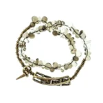 Smoky Quartz Coil Bracelet | Industrial Spiritual Jewelry 4 - Buddha Bodhis Smoky Quartz Coil Bracelet Industrial Spiritual Jewelry