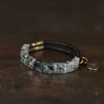 Super Seven Crystal & Ebony Wood Bracelet | Zen Spirituality - Buddha Bodhis Super Seven Crystal & Ebony Wood Bracelet