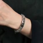 Super Seven Crystal & Ebony Wood Bracelet | Zen Spirituality 1 - Buddha Bodhis Super Seven Crystal & Ebony Wood Bracelet