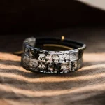 Super Seven Crystal & Ebony Wood Bracelet | Zen Spirituality 2 - Buddha Bodhis Super Seven Crystal & Ebony Wood Bracelet