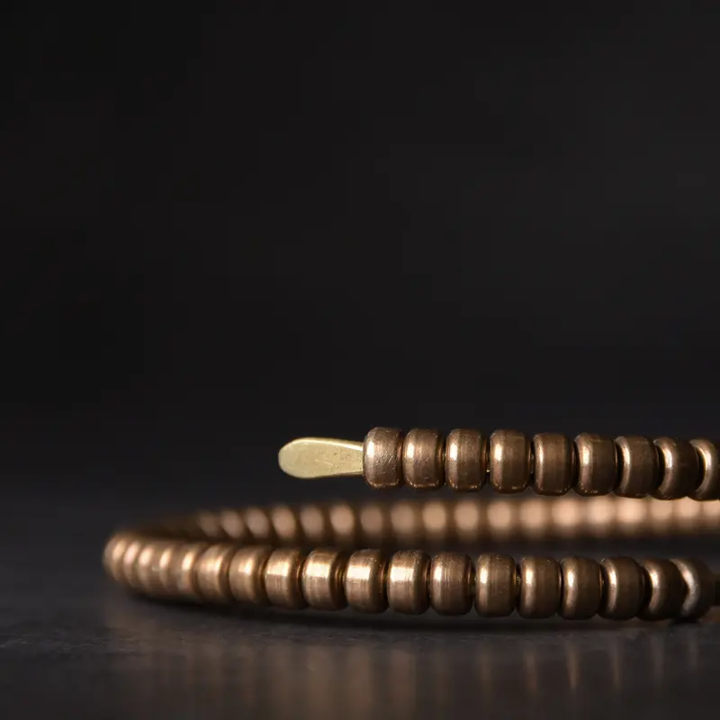 Vintage Adjustable Brass Cuff Bracelet-3 Vintage Adjustable Brass Cuff Bracelet