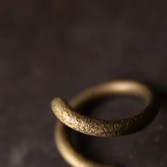 Vintage Brass Coil Ring