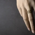 Wave Brass Ring | Adjustable Vintage Zen Ring 3 - Buddha Bodhis Wave Brass Ring | Adjustable Vintage Zen Ring 2 - Buddha Bodhis