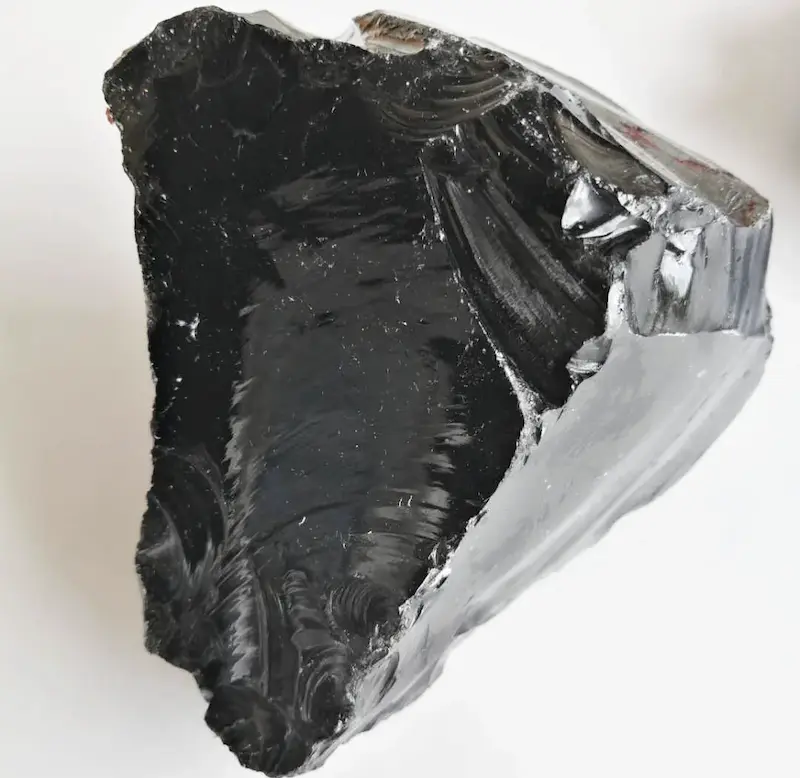 Vintage Brass Couple's Obsidian Bracelet — Strength in Simplicity - Buddha Bodhis Natural Black Obsidian Stone for Protection