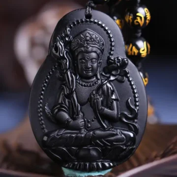 1 - Buddha Bodhis Carved Buddha Pendant for Mindfulness