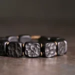 Carved Ebony Bracelet | Wabi Sabi Grounding Jewelry 3 - Buddha Bodhis Carved Ebony Bracelet Wabi Sabi Grounding Jewelry