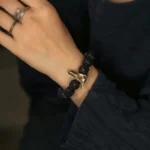 Carved Ebony Bull Bracelet | Strength & Grounding Jewelry 3 - Buddha Bodhis Carved Ebony Bull Bracelet Strength & Grounding Jewelry