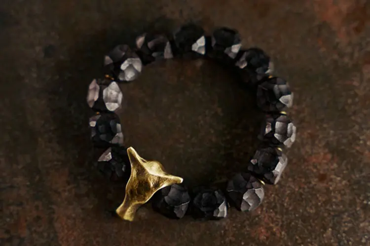 Carved Ebony Bull Bracelet | Strength & Grounding Jewelry 5 - Buddha Bodhis Carved Ebony Bull Bracelet Strength & Grounding Jewelry