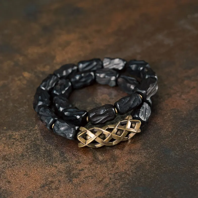 Carved Ebony Evil Eye Bracelet Ancient Protection Amulet (3) Carved Ebony Evil Eye Bracelet Ancient Protection Amulet