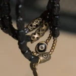 Carved Ebony Evil Eye Bracelet | Ancient Protection Amulet 2 - Buddha Bodhis Carved Ebony Evil Eye Bracelet Ancient Protection Amulet