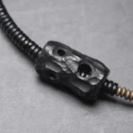 Carved Ebony Spiral Bracelet | Wabi Sabi Wrap Jewelry 3 - Buddha Bodhis Carved Ebony Spiral Bracelet Wabi Sabi Wrap Jewelry