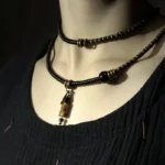 Convertible Dzi Bead Mala | Tibetan Wrap Bracelet & Necklace 3 - Buddha Bodhis Convertible Dzi Bead Mala Tibetan Wrap Bracelet & Necklace