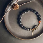 Ebony Spike Bracelet | Spiritual Armor Jewelry - Buddha Bodhis Ebony Spike Bracelet Spiritual Armor Jewelry