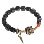Ebony Spike Bracelet | Spiritual Armor Jewelry 4 - Buddha Bodhis Ebony Spike Bracelet Spiritual Armor Jewelry