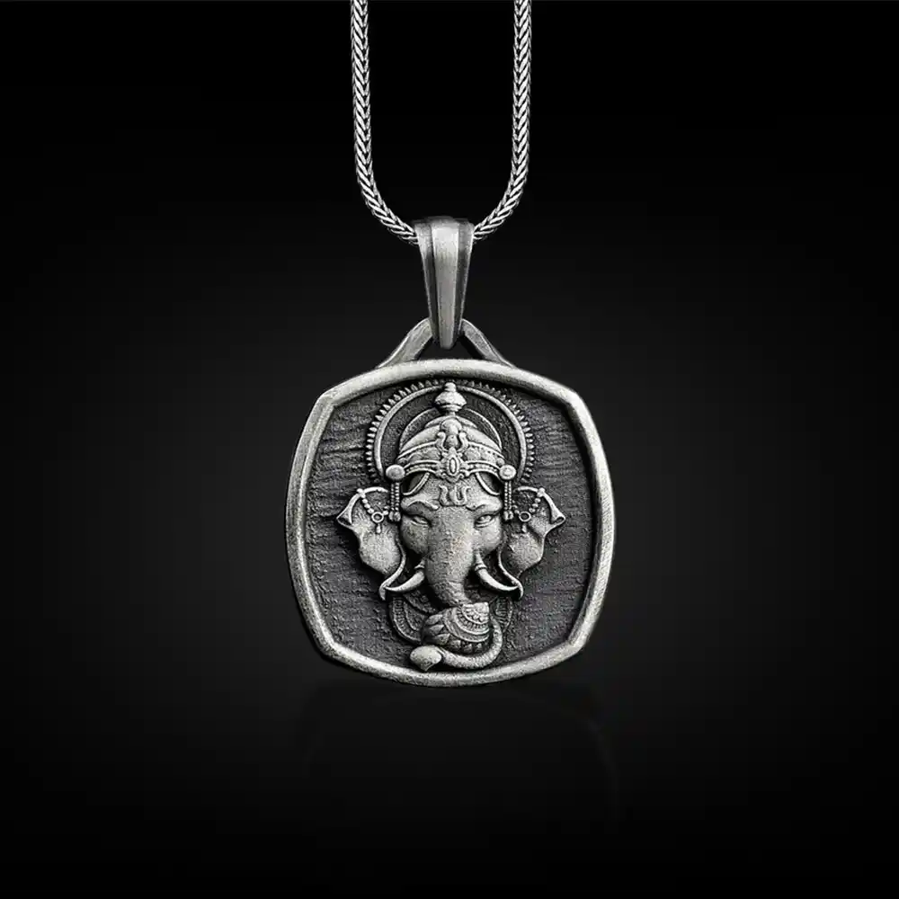 - Buddha Bodhis Ganesh Elephant Pendant for Removing Obstacles