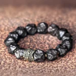 Hand-Carved Ebony Bracelet | Spiritual Armor Jewelry - Buddha Bodhis Hand-Carved Ebony Bracelet Spiritual Armor Jewelry