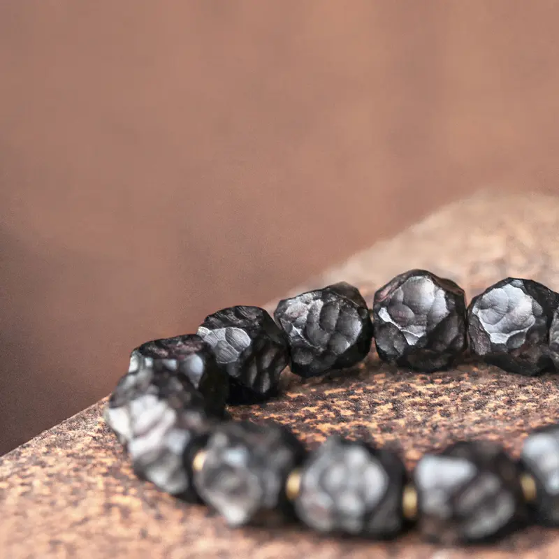 Hand-Carved Ebony Bracelet Spiritual Armor Jewelry (3) Hand-Carved Ebony Bracelet Spiritual Armor Jewelry